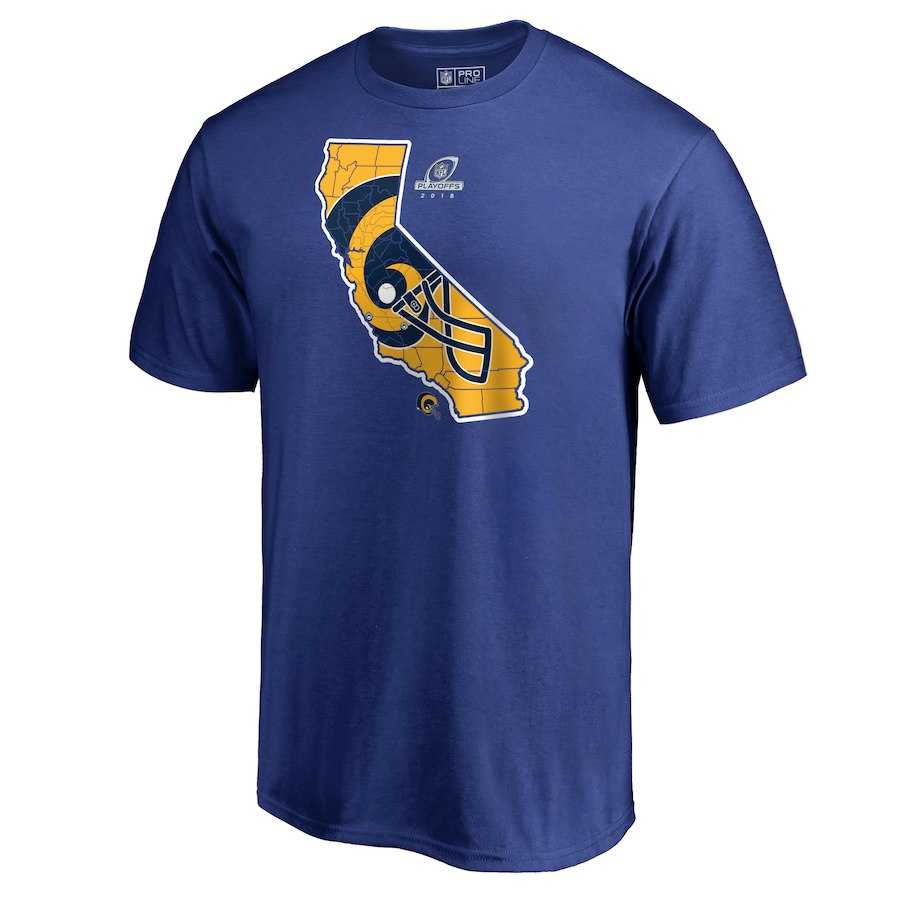 Men's Rams Roayl 2018 NFL Playoffs T-Shirt,We sell and wholesale Men's Rams Roayl 2018 NFL Playoffs T-Shirt on line form chian!